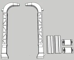 Britannic Gantry Davits