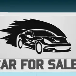 Car for sale Rubber stamp pad
