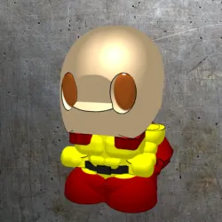Chibi Commandos: Caped Baldy