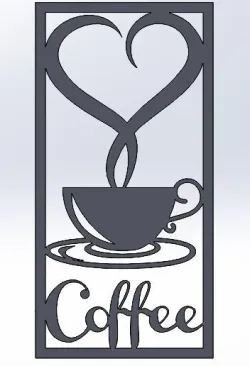 Coffee pot wall decor