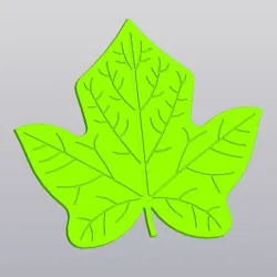 Cup coaster Ivy leaf