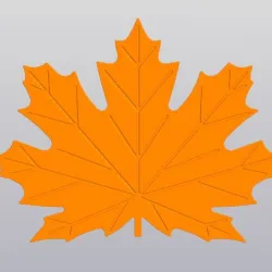 Cup coaster Maple leaf