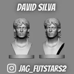 DAvid Silva - Soccer Bust