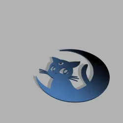 Deco "Cat" to stick
