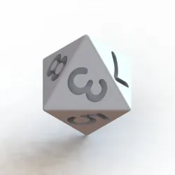 Dice 8 sided V.01