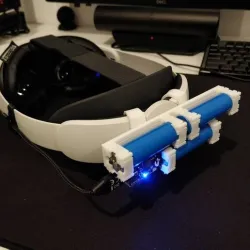 DIY battery pack for Quest 2 (Elite Strap mount)