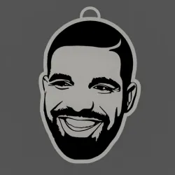 DRAKE - FACE KEYCHAIN