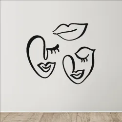 Faces Face Kiss Pack Wall Chart