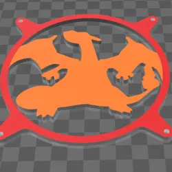 FAN COVER / FAN GRILLE CHARIZARD