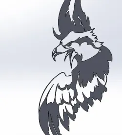 Flying eagle
