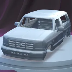 FORD BRONCO 1992  (1/24) Printable Car Body
