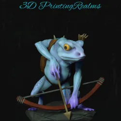 Frog Folk PACK of 6 MODELS .