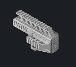 GLOCK rail extended and handle