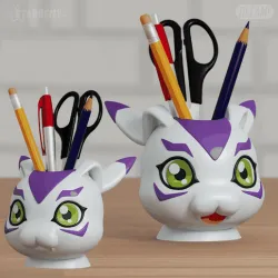Gomamon Planter Pen Holder Digimon