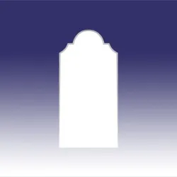 headstone 3d model_form_22 tapering chamfer