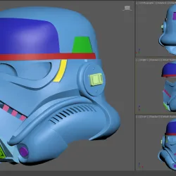 Imperial Patrol Trooper Helmet 3d-print wearable Star Wars Solo