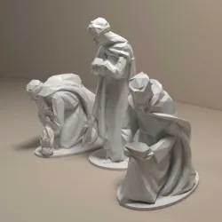 KINGS MAGIC - KINGS MAGIC - LOW POLY NATIVITY SCENE