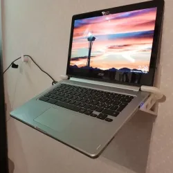 Laptop wall mount