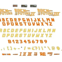Letters and Numbers BACK TO THE FUTURE Letters and Numbers | Logo