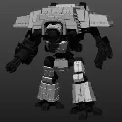 Luscious blocky imperial warrior armor set