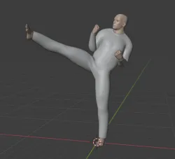 Man fighting karate taekwondo martial art karate