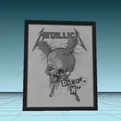 Metallica -nightlight cover #3 with card tile