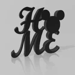 micky mouse home sign