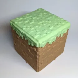 Minecraft Block Box Grass  Container