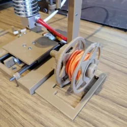 Mini DVD Printer Spool