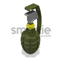 MK2 Frag Grenade - WW2 Era - USA - Accurate Size Dummy Model