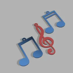 Music note to hang on the wall