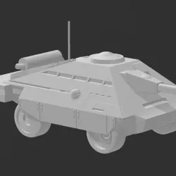 MWDA Tank Hetzer 6mm scale