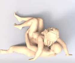 NAKED  GIRL REVERSE COW POSE 8