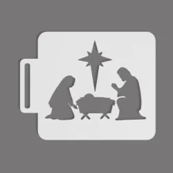 NATIVITY SCENE Stencil