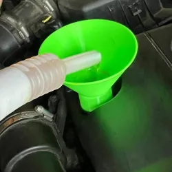 Oil filler funnel for various GM vehicles