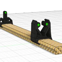 Optic Fibre Sight For Airsoft/Gel Ball