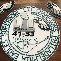 Philadelphia Eagles Superbowl Plaque