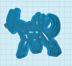 Pokemon: Dialga Cookie Cutter