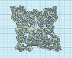 Pokemon: Mega Abomasnow Cookie Cutter