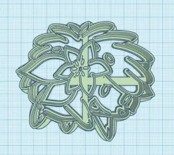 Pokemon: Shaymin Cookie Cutters