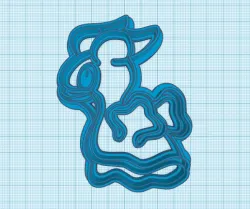 Pokemon: Shellos Cookie Cutters