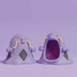Pokemon - Swalot with 2 poses