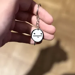 PokerFace Keychain