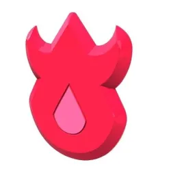 Pokémon Kanto Volcano Badge