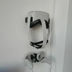 Quest 2 wall mount (compatible with VR Cover)