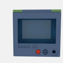 Reach 3D LCD Enclosure Plexiglass Mounted