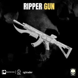 Ripper Gun Fan Art For Action Figures
