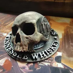Skull on Jack Daniel's v2