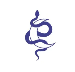 snake with moon