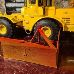Snowplow for MUDRUNNER K700 KIROVETS RC TRACTOR 4X4